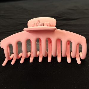 Pink Hair Claw Clip 4”